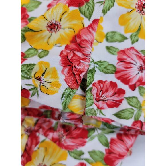 Jones New York Sport Palm Desert Floral Print Capri Pants Stretch Women's 16W - Picture 10 of 10